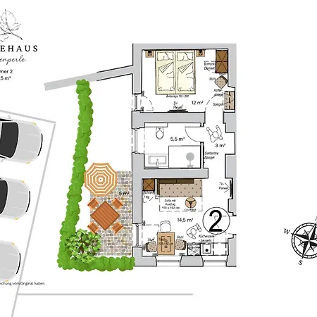 شقة Mit Terrasse 